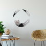 Aberto Design Love Birds - 1 Accesorio decorativo de pared Blanco y Negro